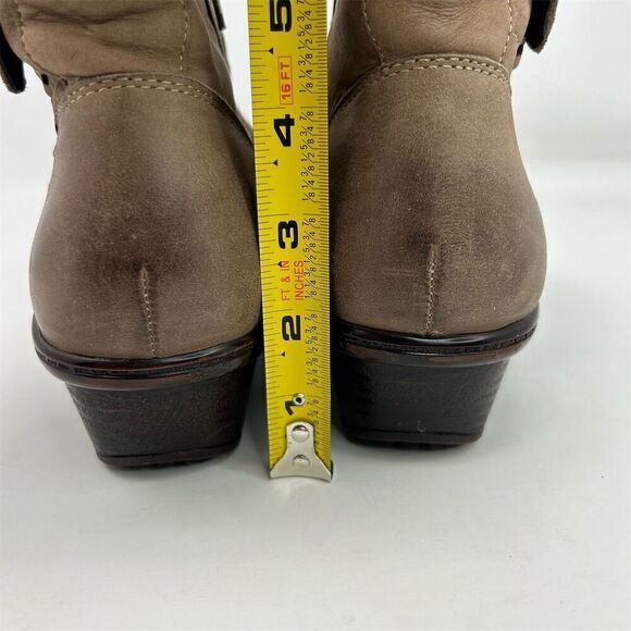 Abeo Women's Cadence Booties Size 8 Brown Slip-Resistant Block Heel - Picture 10 of 15